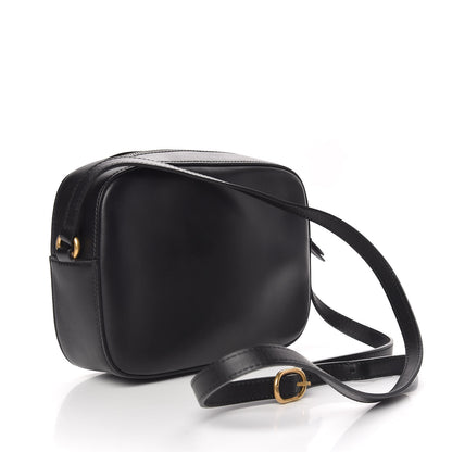 Gucci Calfskin Web Small Webby Bee Shoulder Bag Black 3 of 11