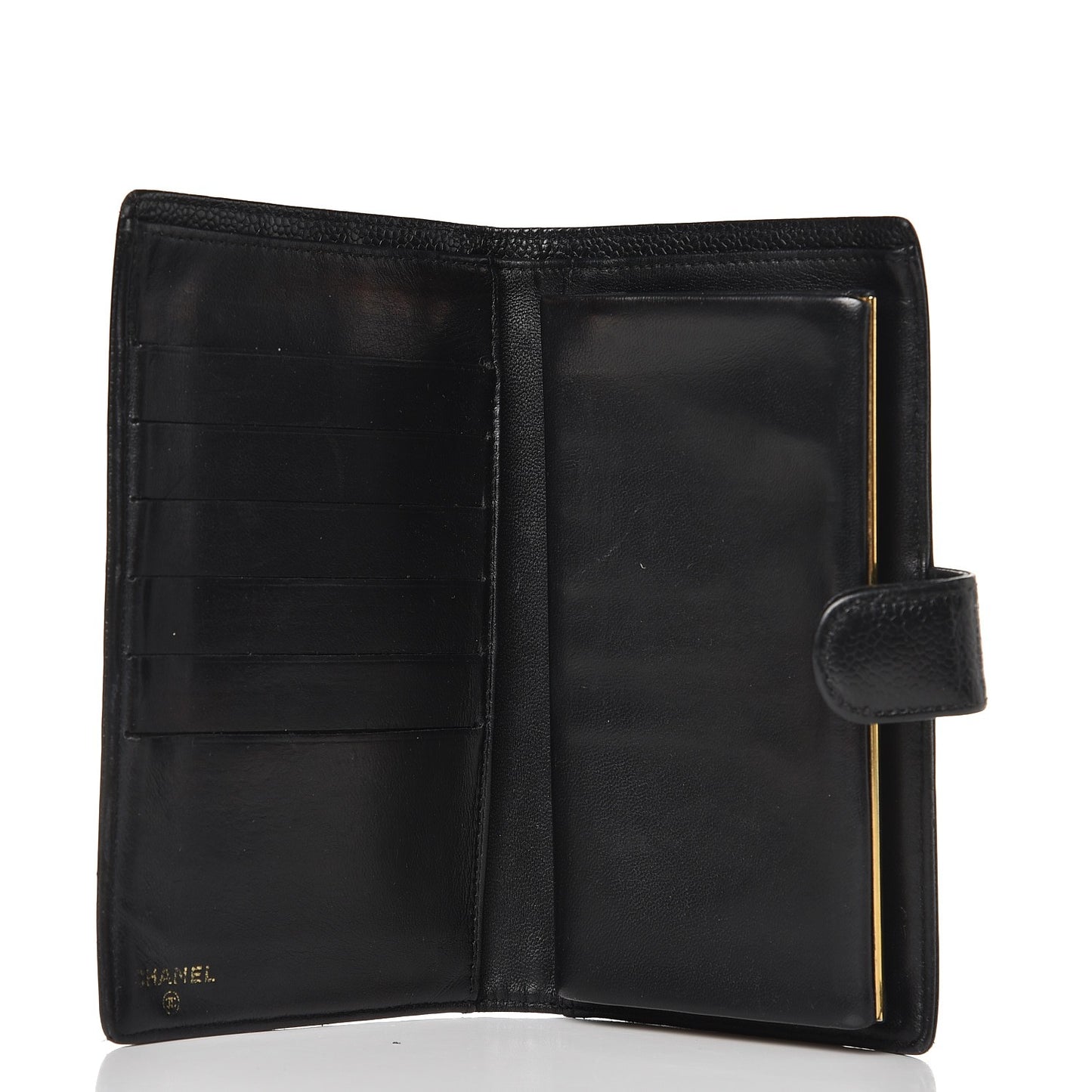Caviar Timeless CC French Wallet Black