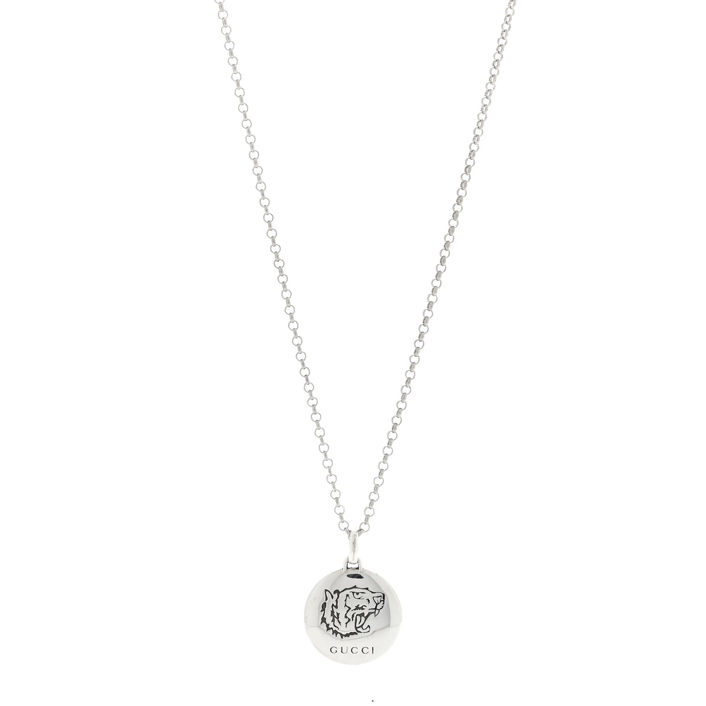 Sterling Silver Blind for Love Pendant Necklace