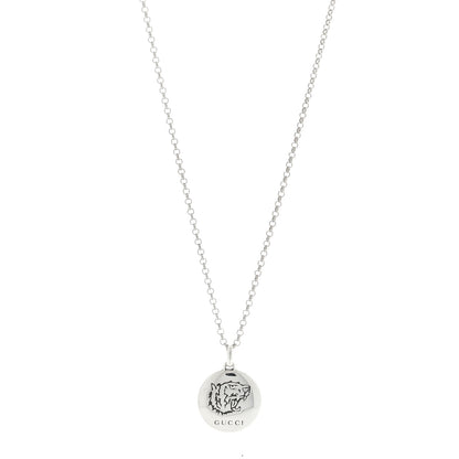 Gucci Sterling Silver Blind for Love Pendant Necklace 1 of 4
