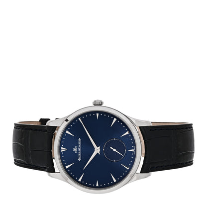 Jaeger-LeCoultre Stainless Steel Alligator 40mm Master Grande Ultra Thin Automatic Watch Blue Q1358480 2 of 4