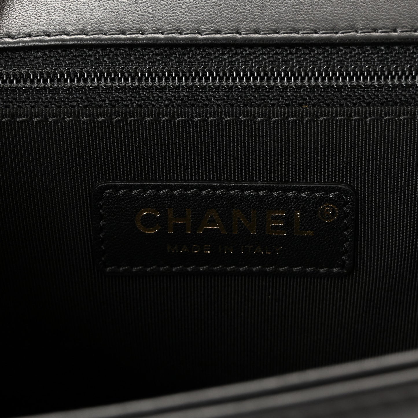 Lambskin Quilted New Medium Boy Flap Black