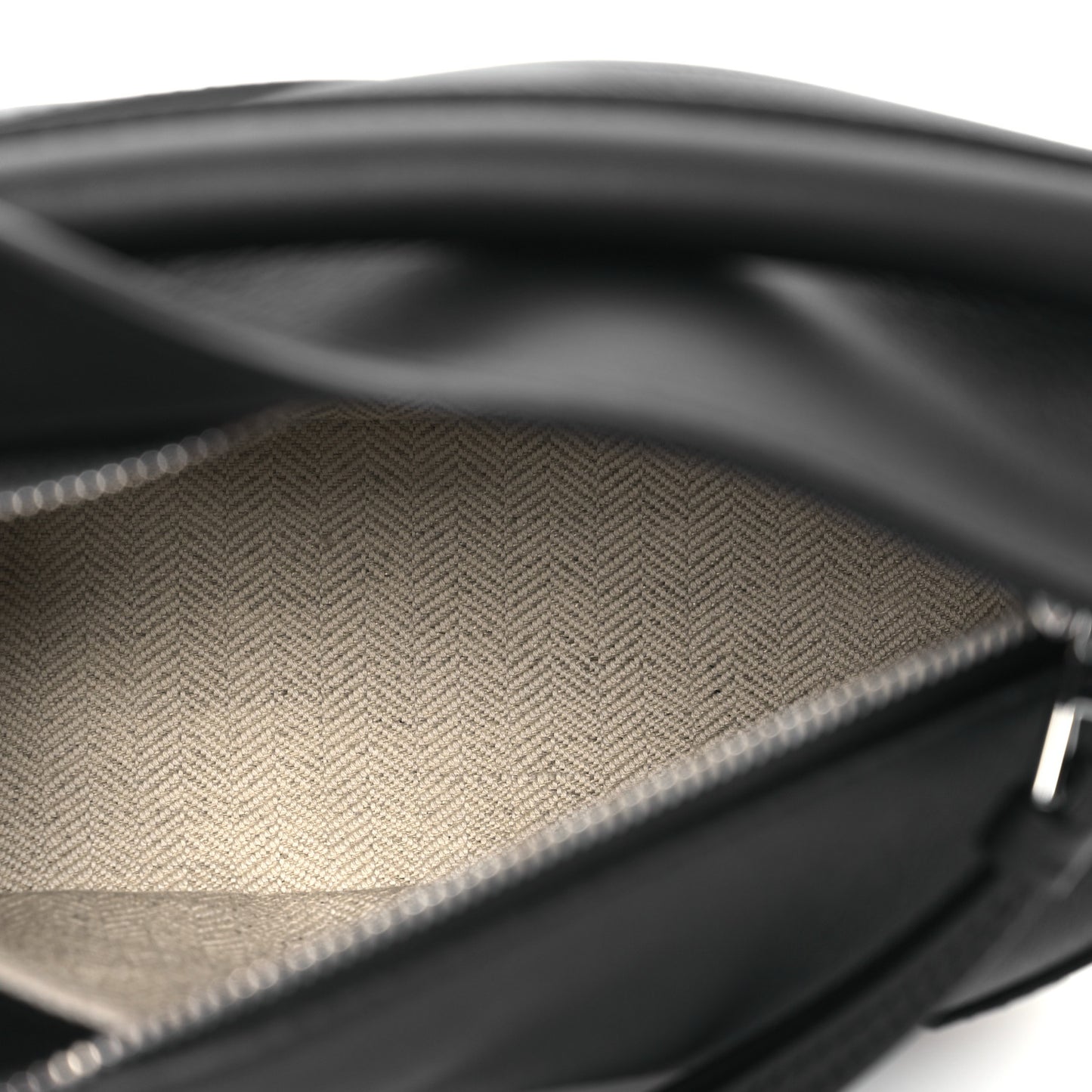 Calfskin Mini Puzzle Edge Bag Black