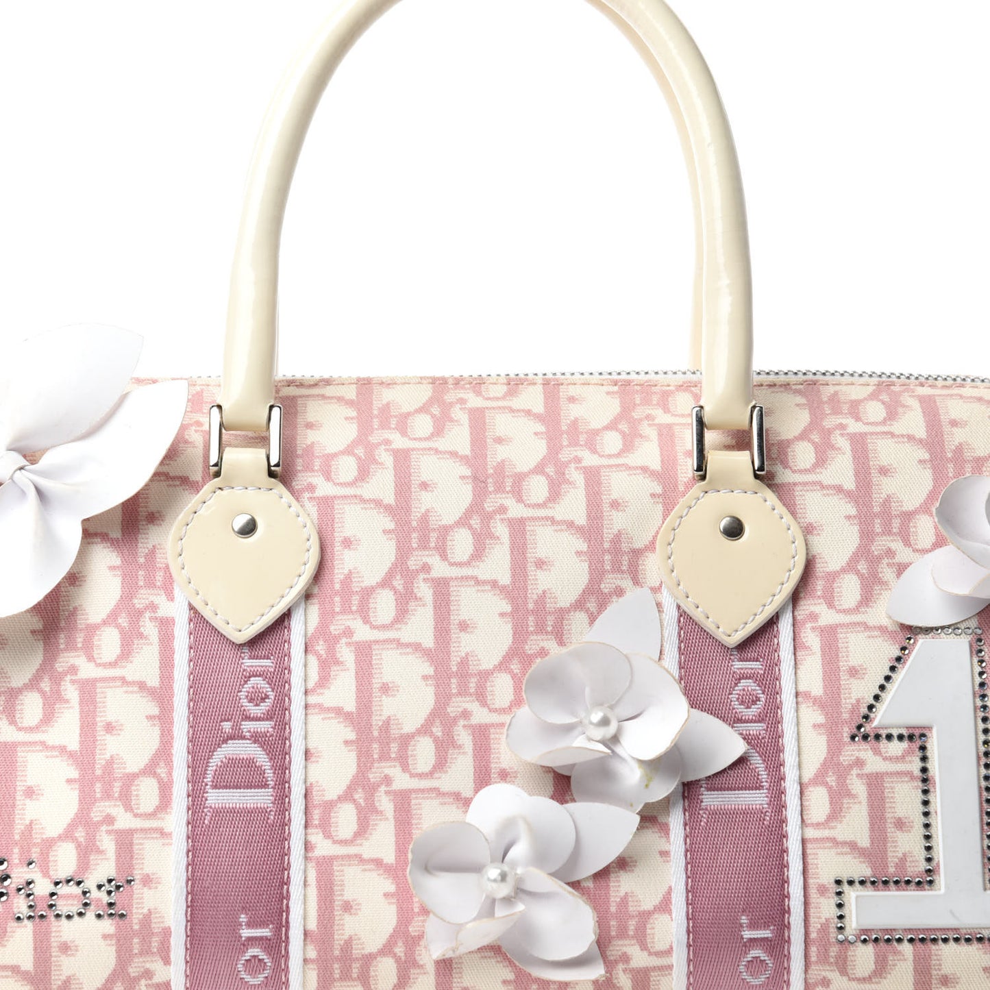 Monogram Girly Boston Pink