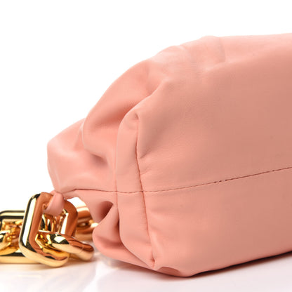 Bottega Veneta Calfskin The Pouch Chain Peachy 6 of 10