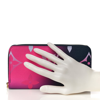 Louis Vuitton Monogram Giant Spring In The City Zippy Wallet Midnight Fuchsia 2 of 10