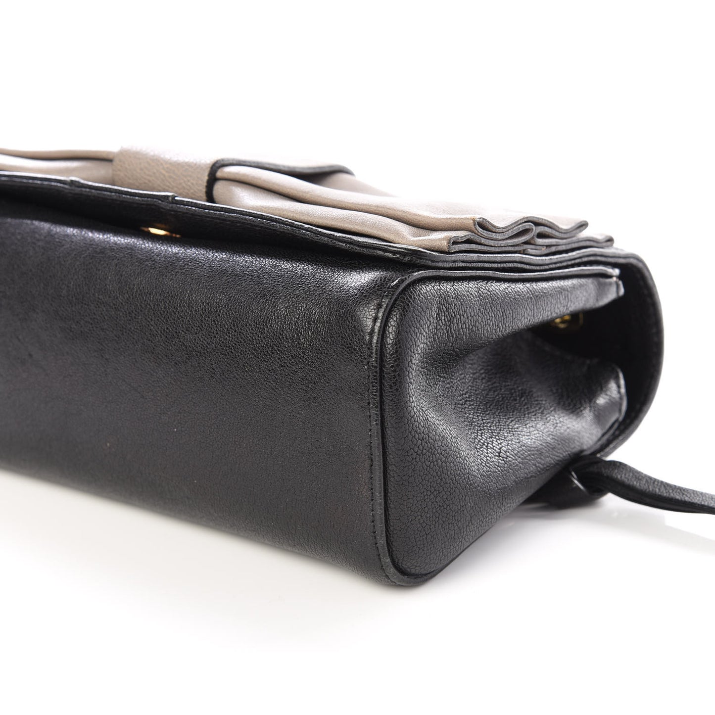 Calfskin Small June Bow Shoulder Bag Black