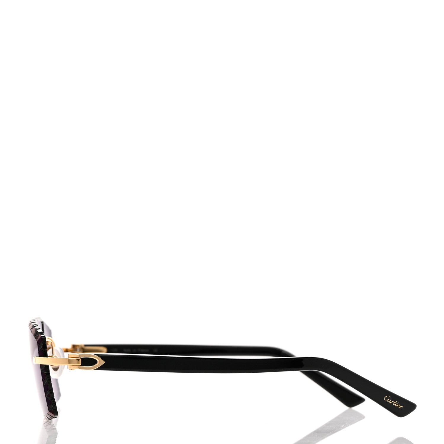 Cartier C De Cartier Sunglasses CT00480 Black 3 of 8