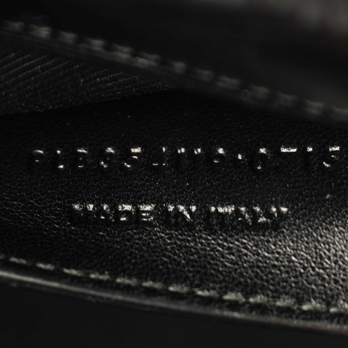 Calfskin Crocodile Embossed Medium Classic Monogram Tassel Satchel Black