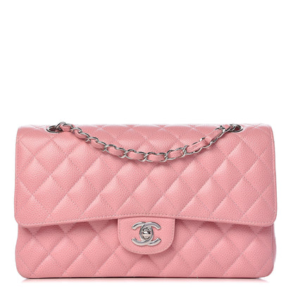 Chanel Caviar Quilted Medium Double Flap Pink 1 of 11