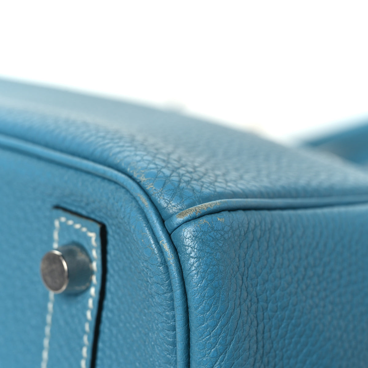 Hermes Togo Birkin 30 Blue Jean 13 of 13