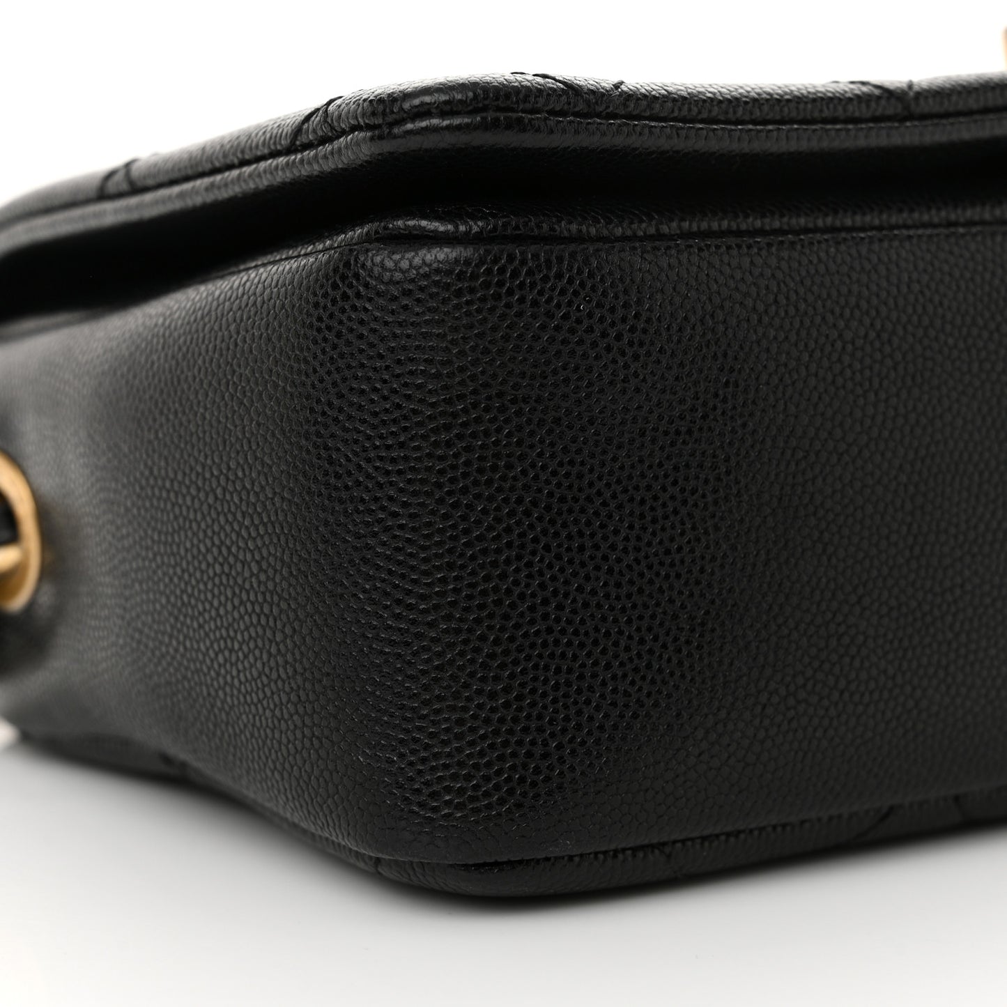 Caviar Quilted Small Fashion Therapy Flap Bag Black