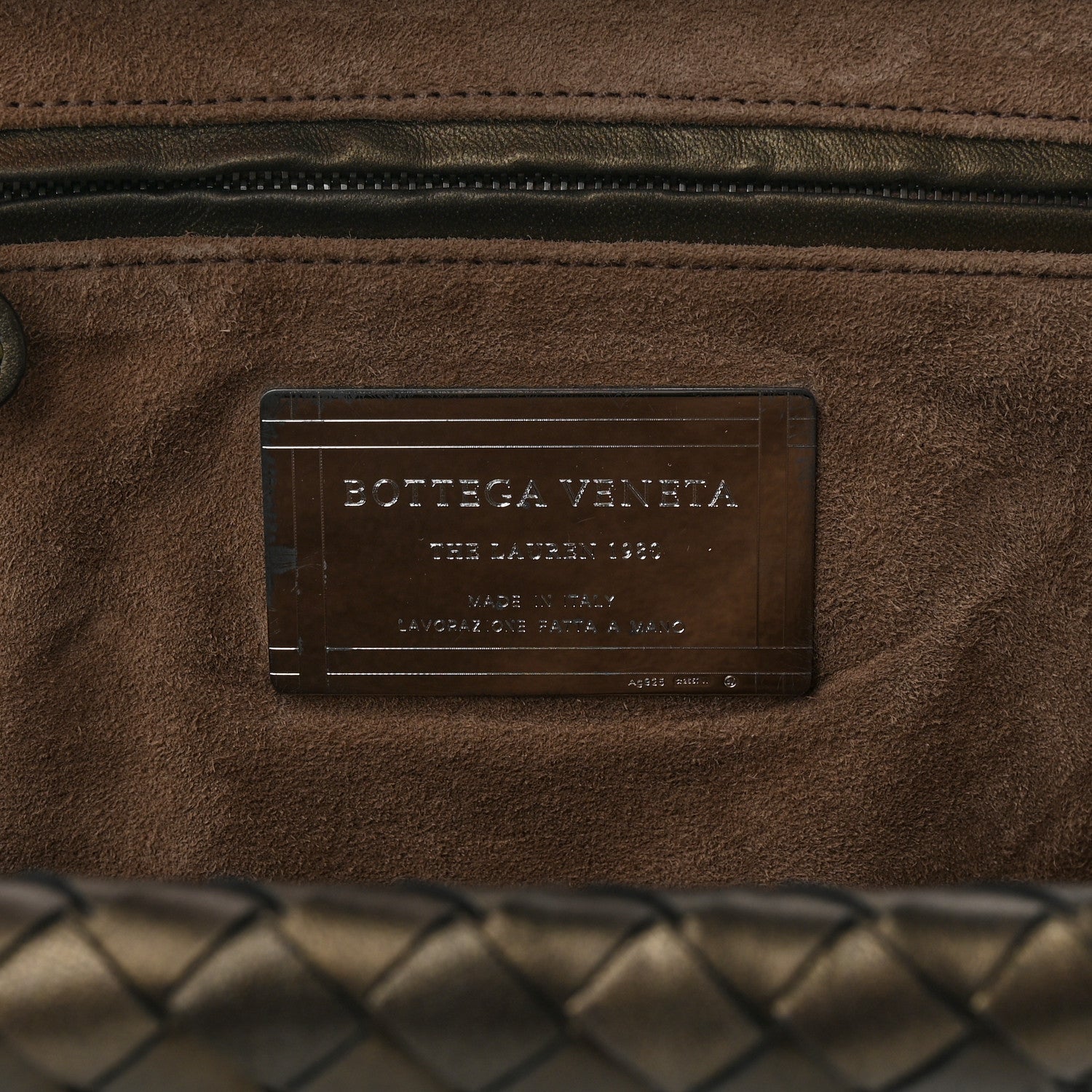 Bottega Veneta Nappa Intrecciato The Lauren 1980 Clutch Platinum 7 of 18