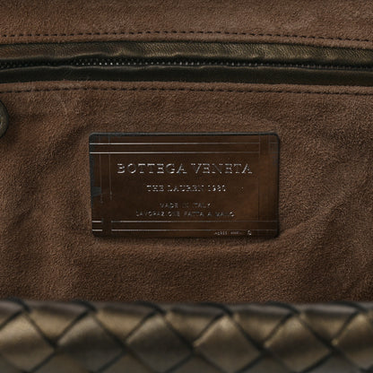 Bottega Veneta Nappa Intrecciato The Lauren 1980 Clutch Platinum 7 of 18