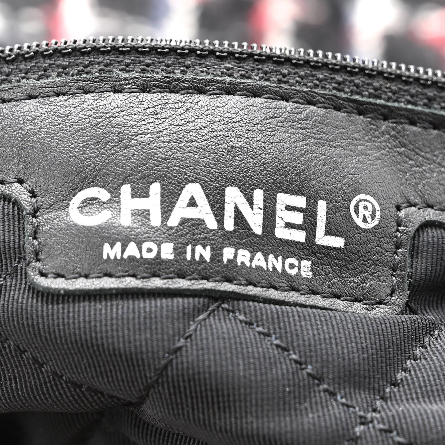 Chanel Tweed Arctic Fantasy Fur Flap Blue Red 6 of 10