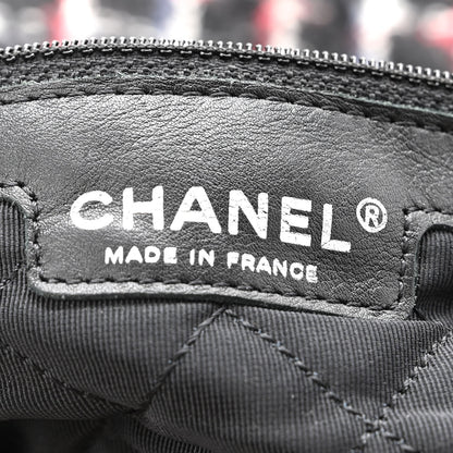 Chanel Tweed Arctic Fantasy Fur Flap Blue Red 6 of 10