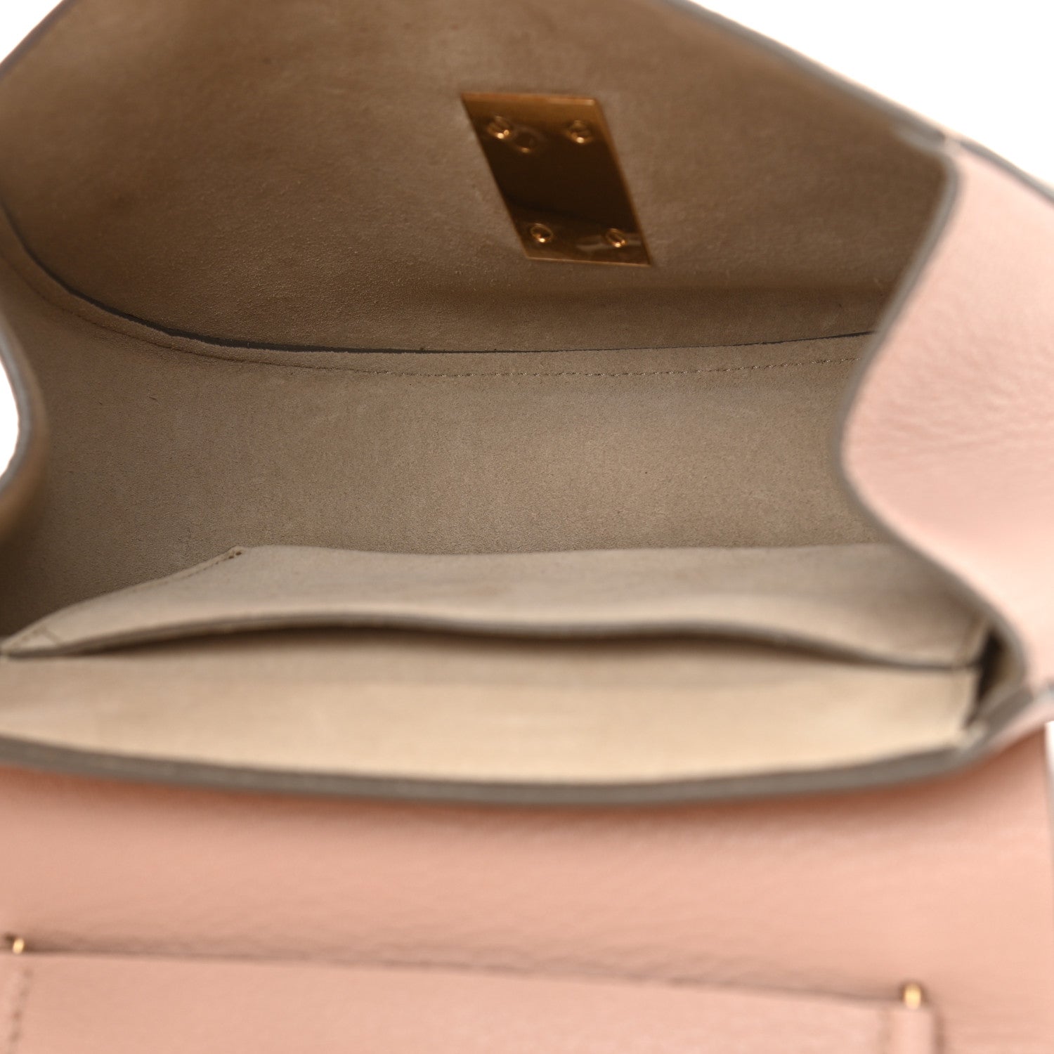 Chloe Grained Lambskin Drew Shoulder Bag Cement Pink 5 of 10