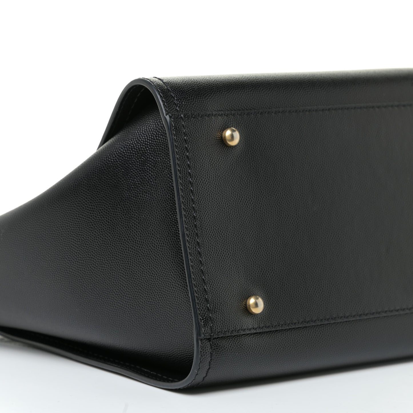 Caviar Small Studded Deauville Tote Black