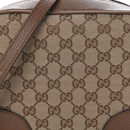 Gucci Monogram Mini Bree Messenger Bag Beige Tabacco 10 of 10