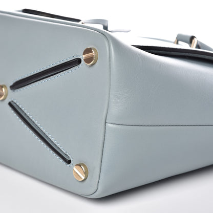 Valentino Garavani Calfskin Small Rockstud Demilune Double Handle Satchel Nube 8 of 10