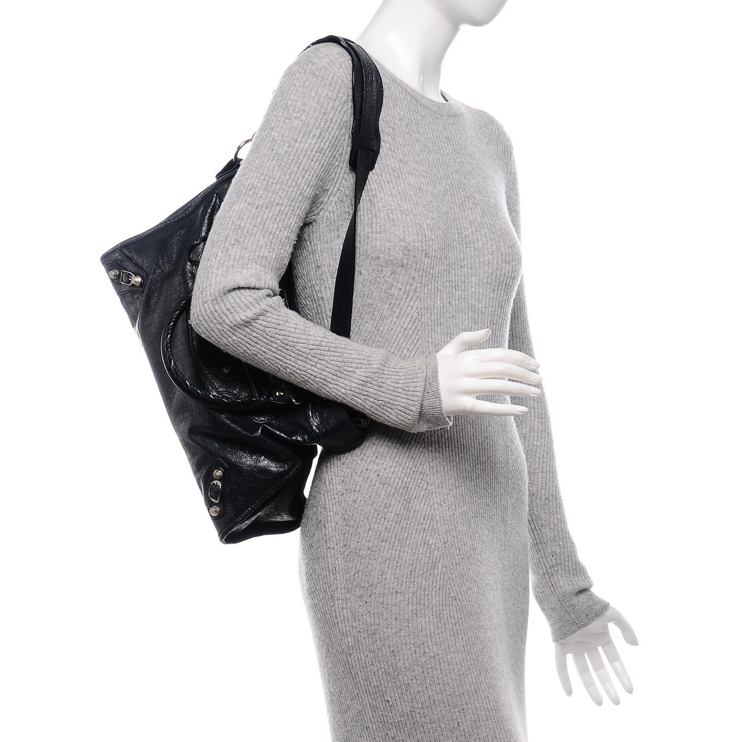 Balenciaga Agneau Giant 12 Silver Hardware City Dark Night 2 of 6