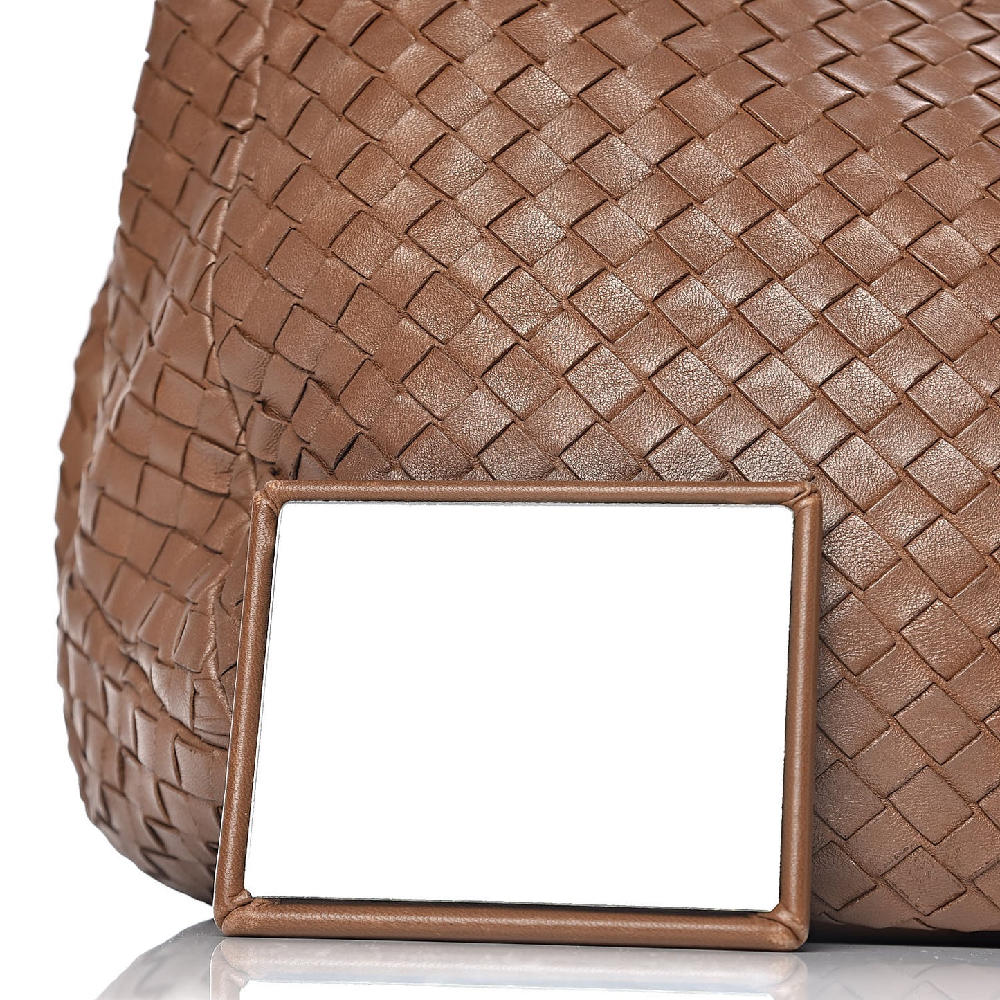 Nappa Intrecciato Medium Campana Hobo Noce