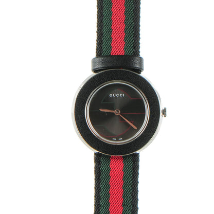Gucci Stainless Steel Nylon 36mm U-Play Quartz Watch Black 1 of 9