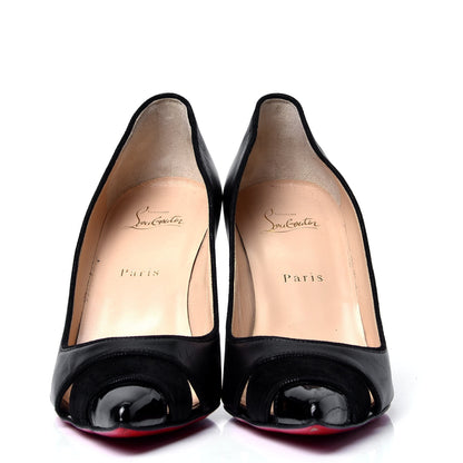 Christian Louboutin Nappa Veau Velours 85 Pumps 39.5 Black 2 of 6