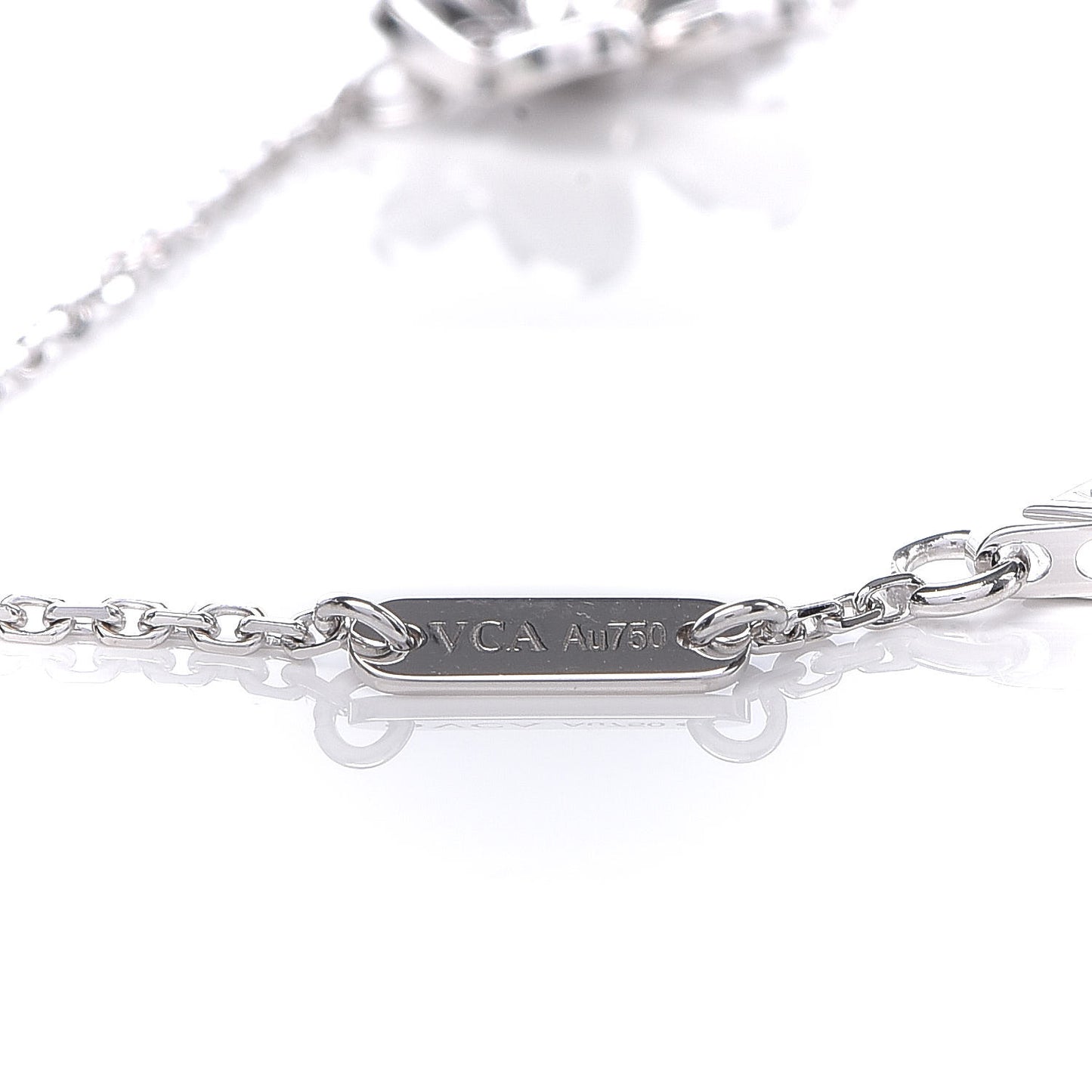 18K White Gold Diamond Mini Frivole Bracelet
