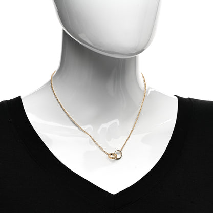 Cartier 18K Yellow Gold Interlocking LOVE Necklace 2 of 5