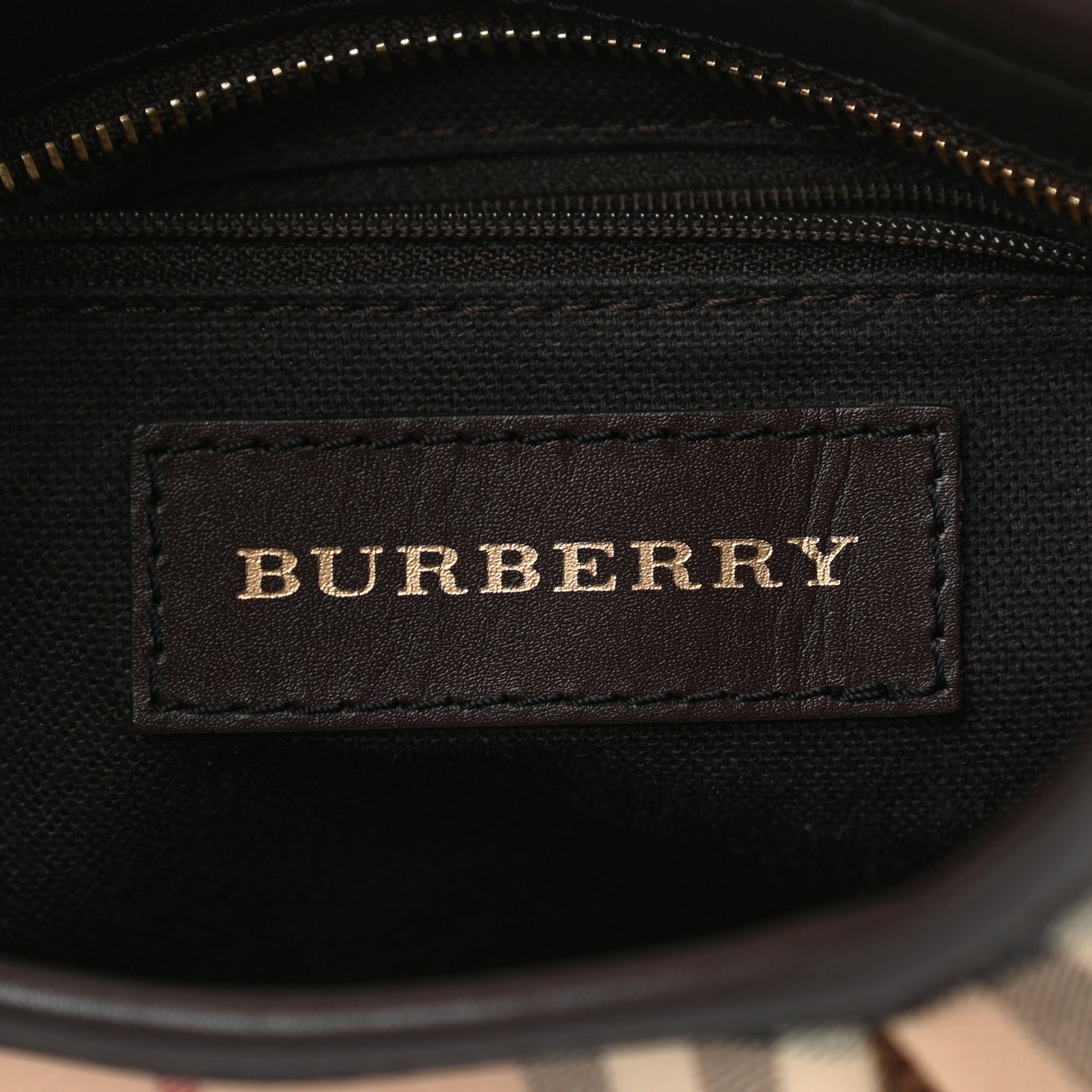 Haymarket Check Small Brooklyn Hobo Brown
