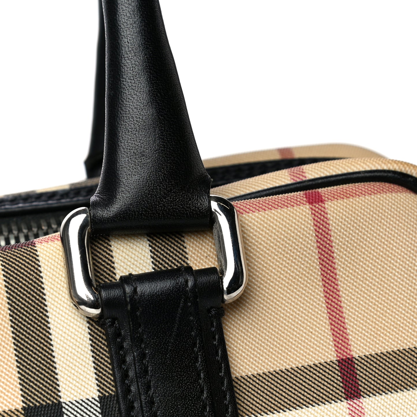 House Check Studded Bowler Black