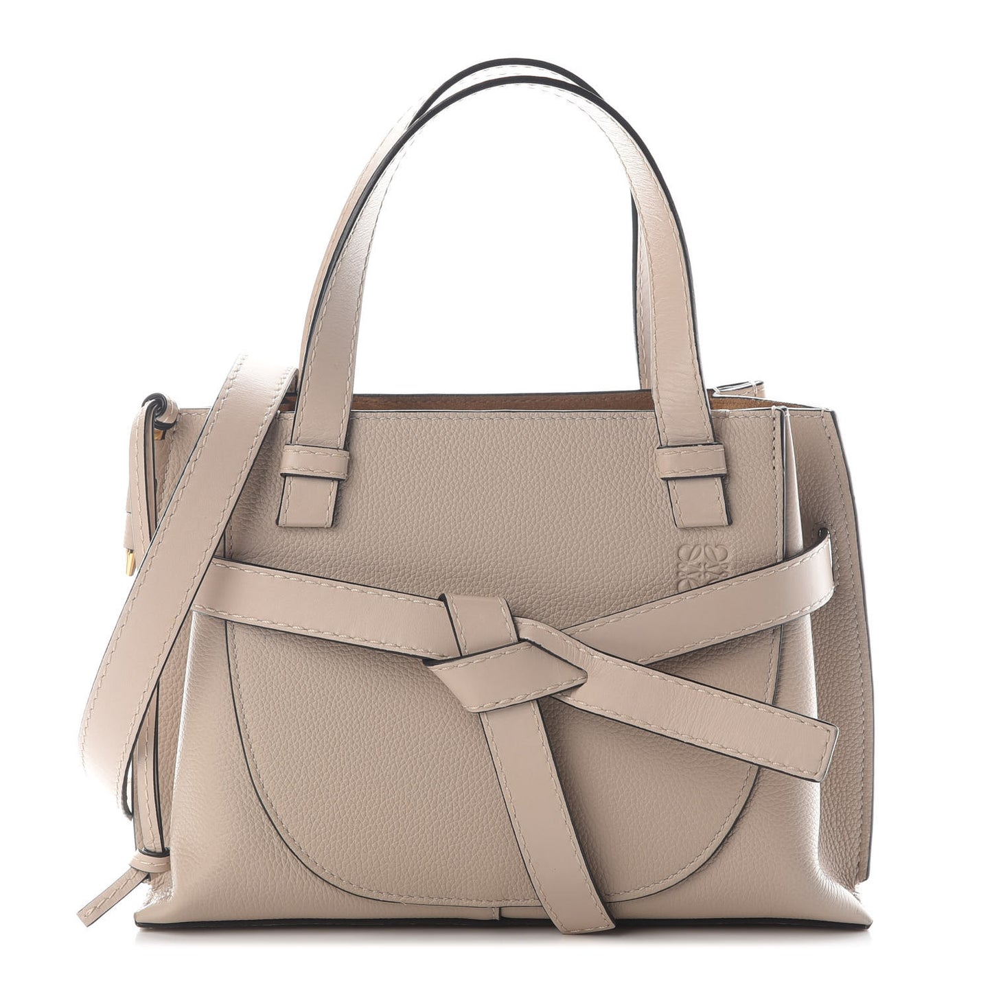 Calfskin Mini Gate Tote Oat