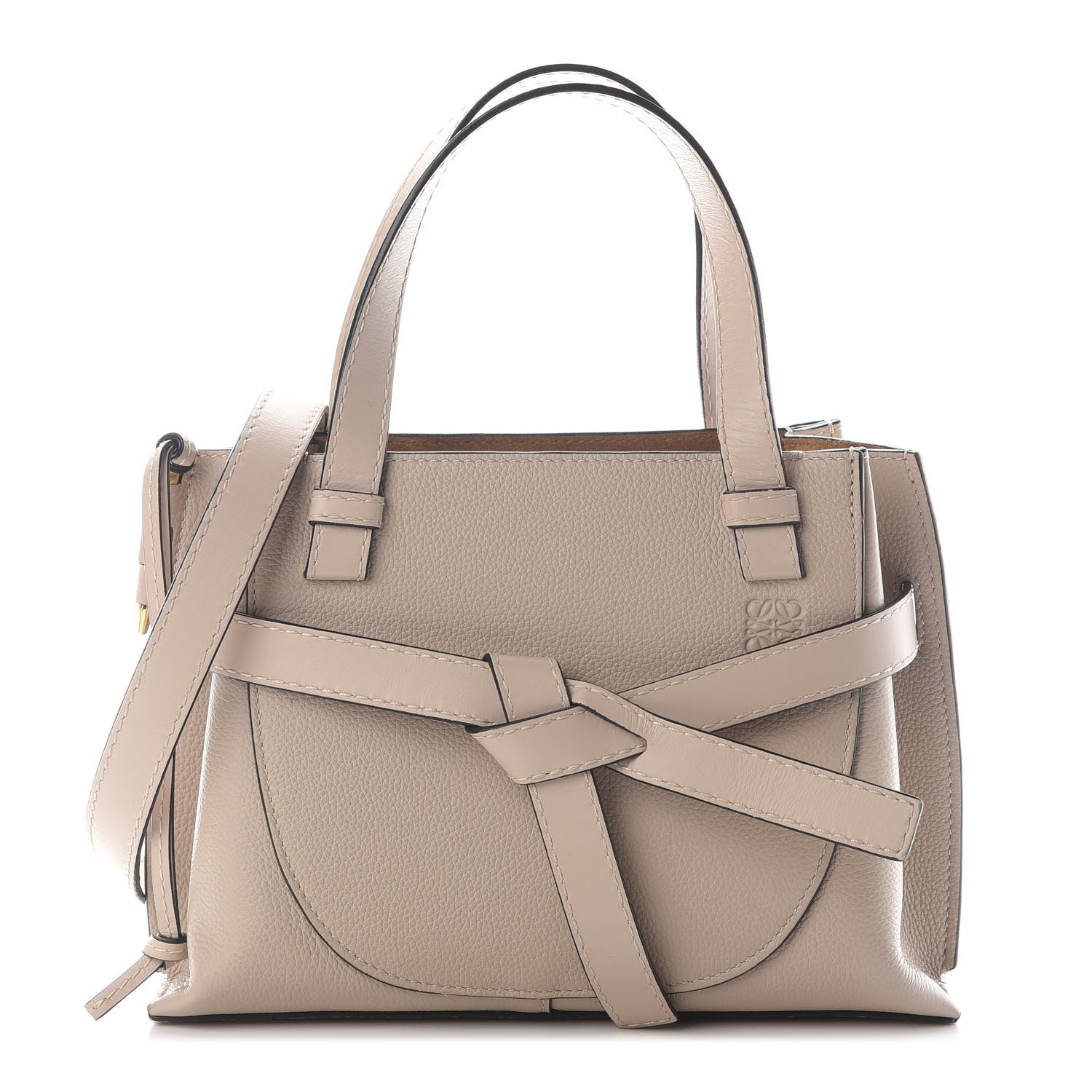 Loewe Calfskin Mini Gate Tote Oat 1 of 7