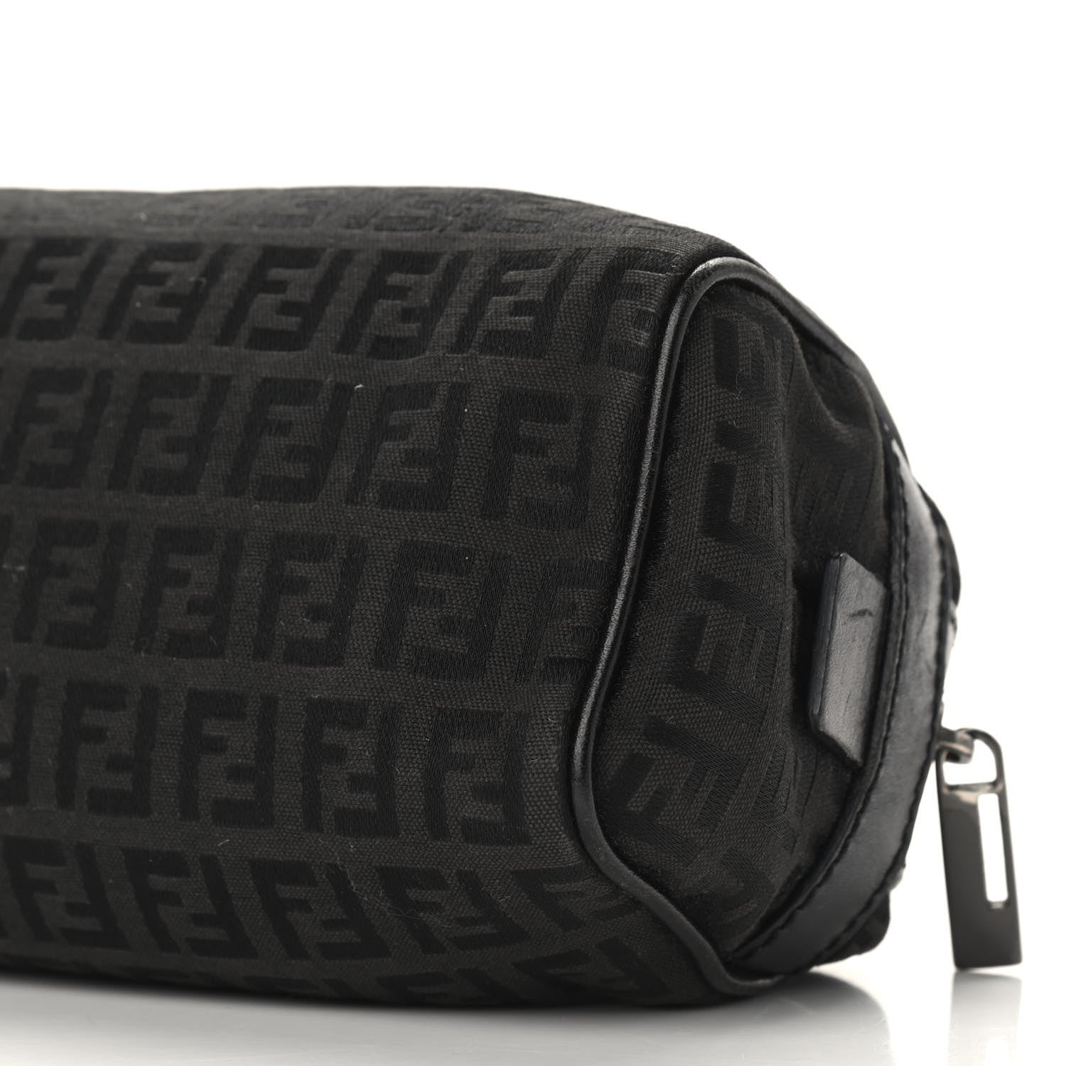 Fendi Zucchino Zip Top Tote Black 7 of 8