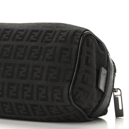 Fendi Zucchino Zip Top Tote Black 7 of 8