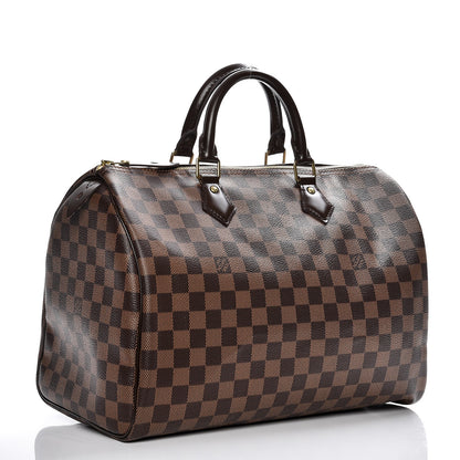 Louis Vuitton Damier Ebene Speedy 35 3 of 8