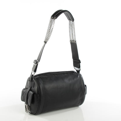 Chanel Calfskin Quilted Barrel Bag Black 3 of 7