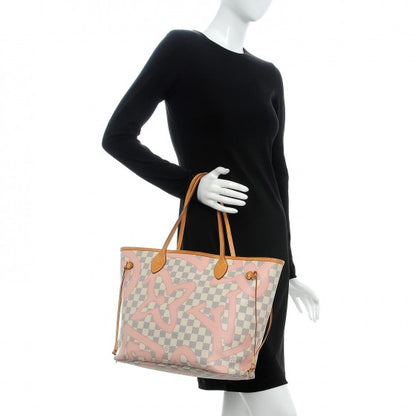 Louis Vuitton Damier Azur Tahitienne Neverfull MM 3 of 19