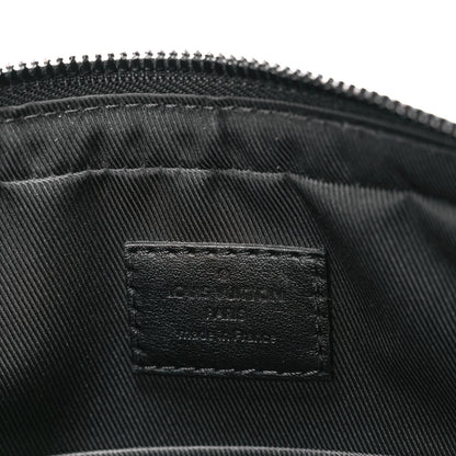 Louis Vuitton Calfskin Monogram Shadow Duo Messenger Black 5 of 10