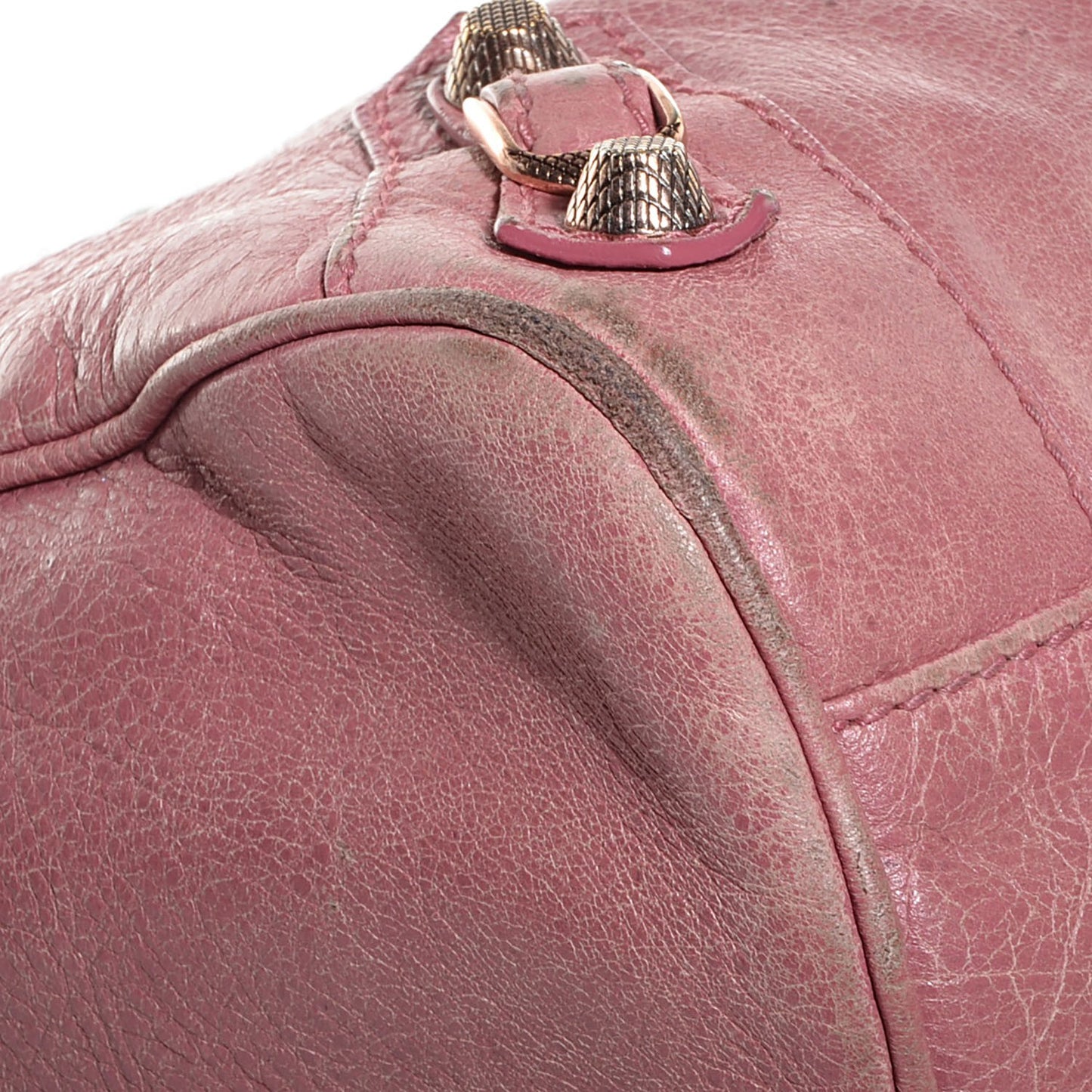 Agneau Giant 12 Rose Gold Hardware Velo Rose Bruyere