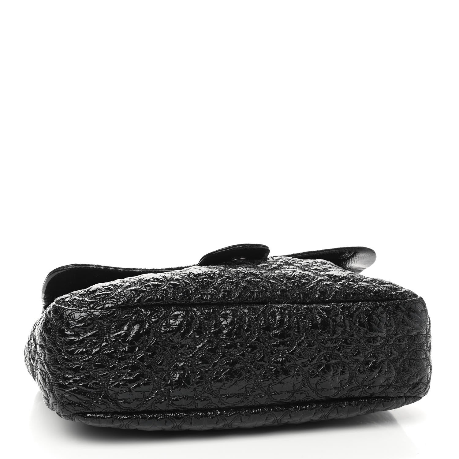 Chanel Vinyl Rock In Moscow Single Flap Black 3 of 8
