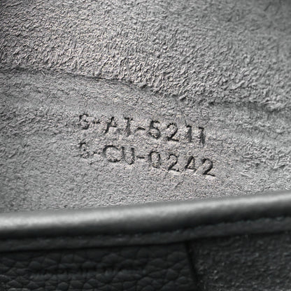 Celine Drummed Calfskin Nano Luggage Kohl 8 of 15