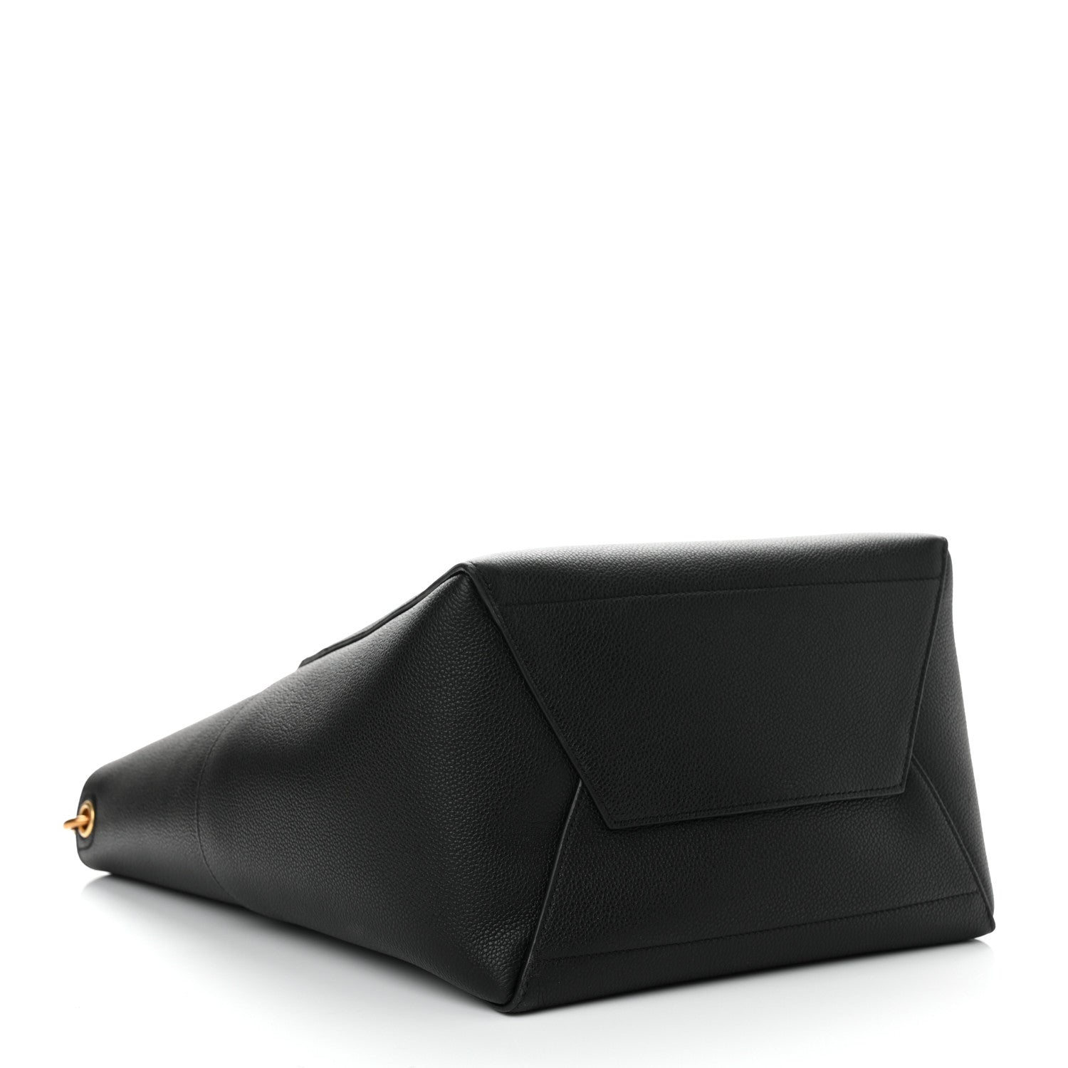Celine Soft Grained Calfskin Sangle Bucket Bag Black 4 of 10
