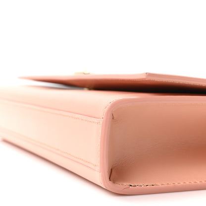 Saint Laurent Calfskin Classic Monogram Cassandre Clutch Blush 10 of 10