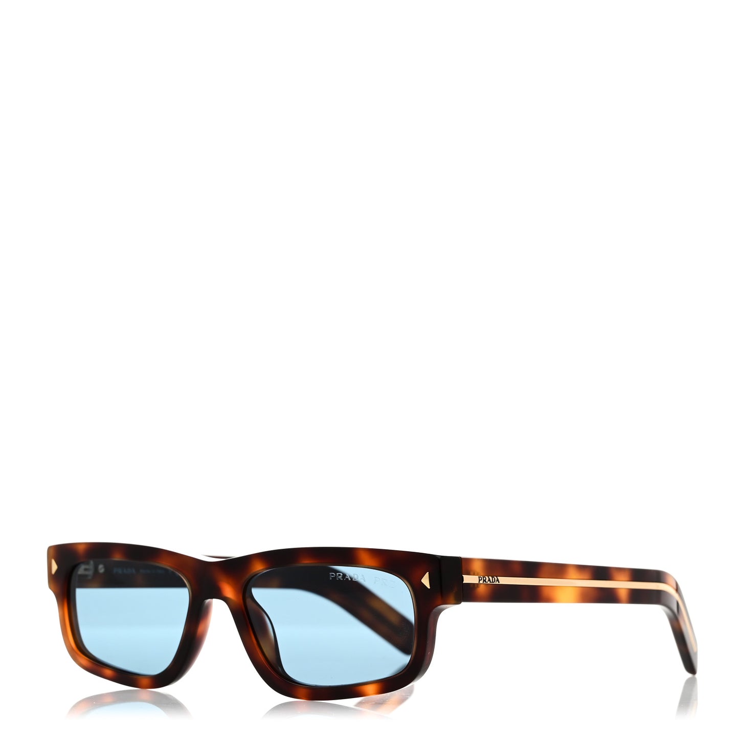 Acetate Rectangular Sunglasses SPR B11 Tortoise Turquoise