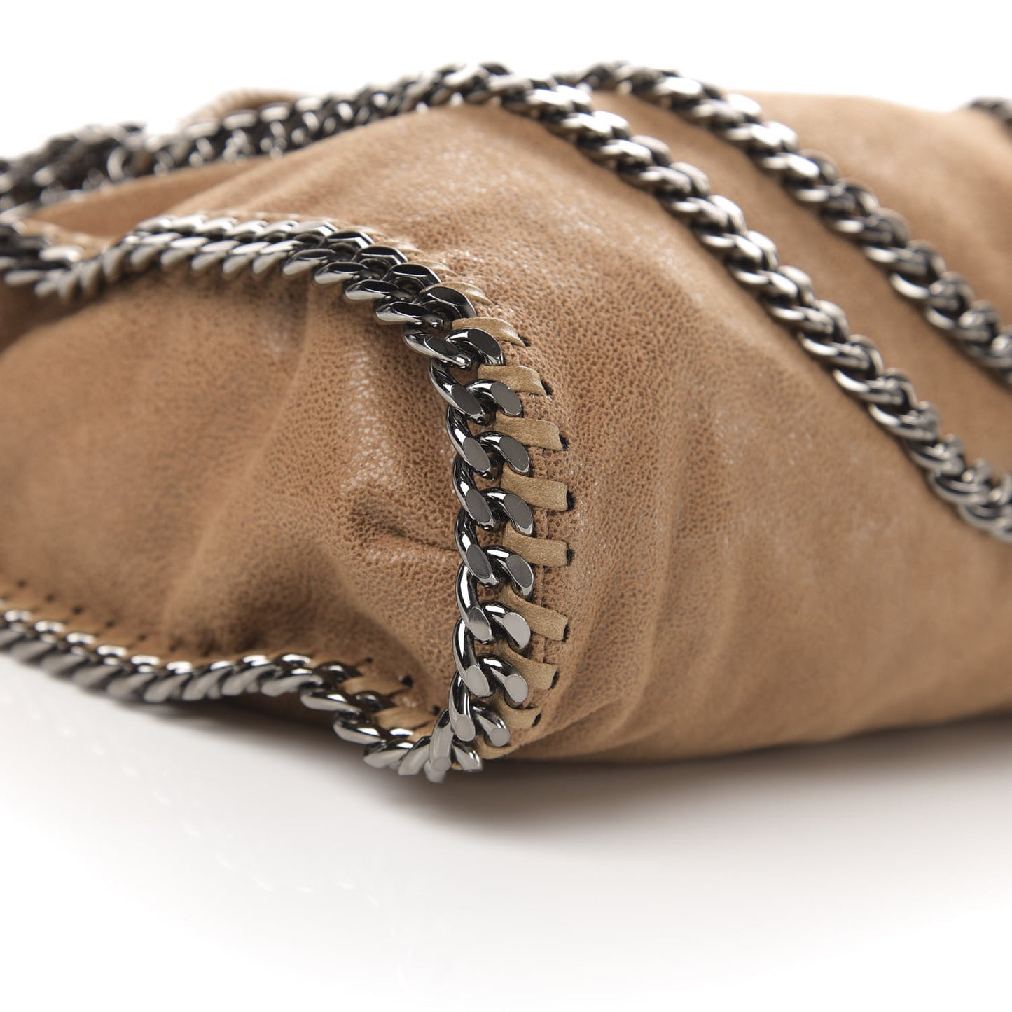 Shaggy Deer Small Falabella Tote Camel