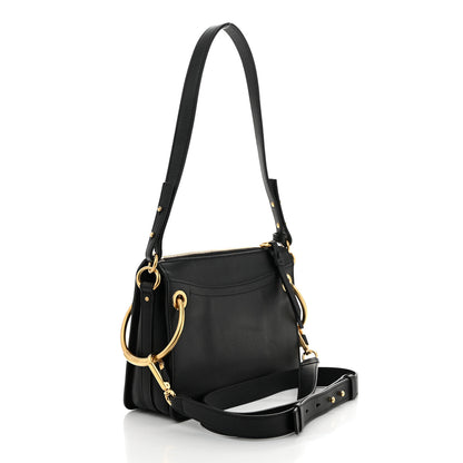 Chloe Calfskin Suede Small Roy Bag Black 3 of 10