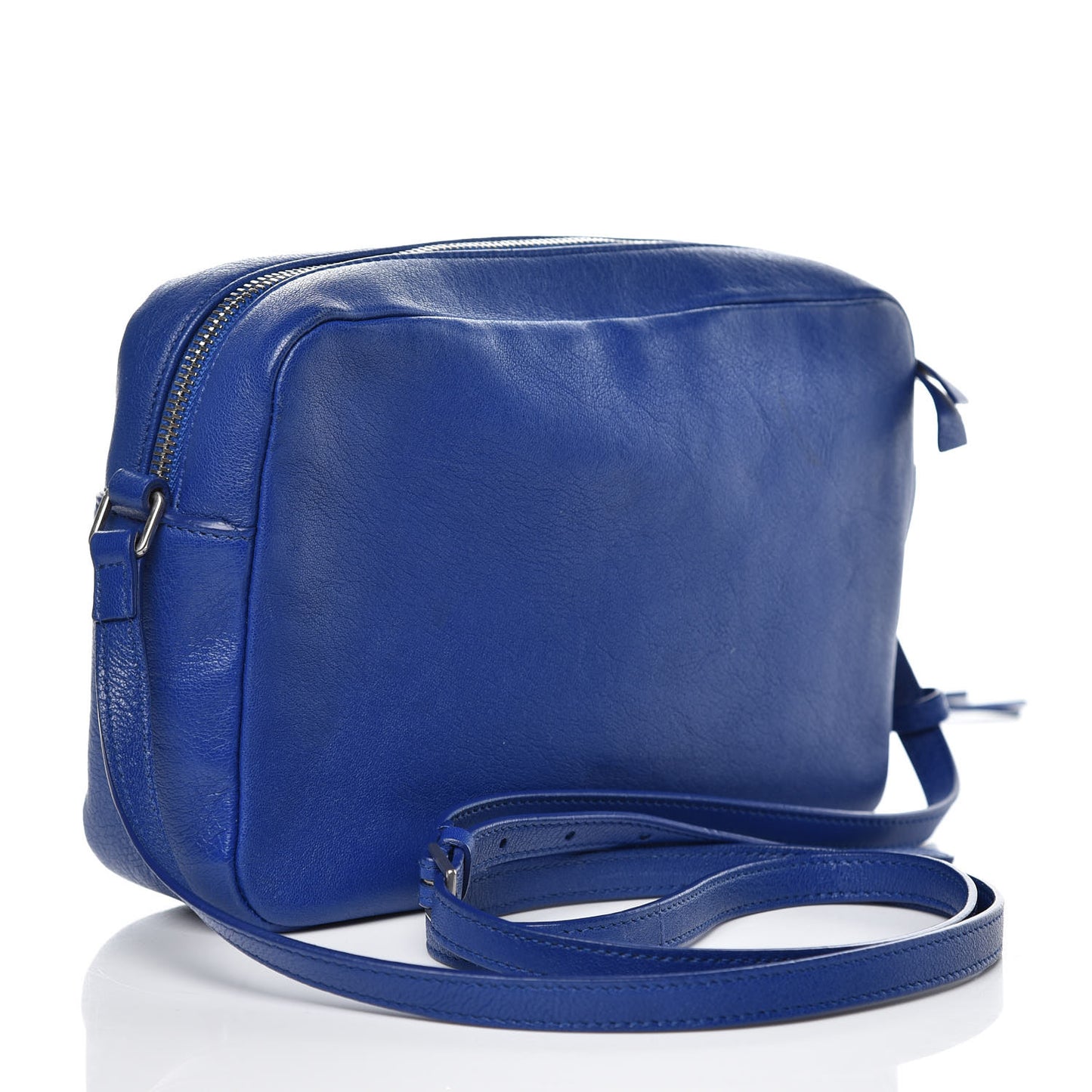 Lambskin Monogram Small Lou Camera Bag Royal Blue