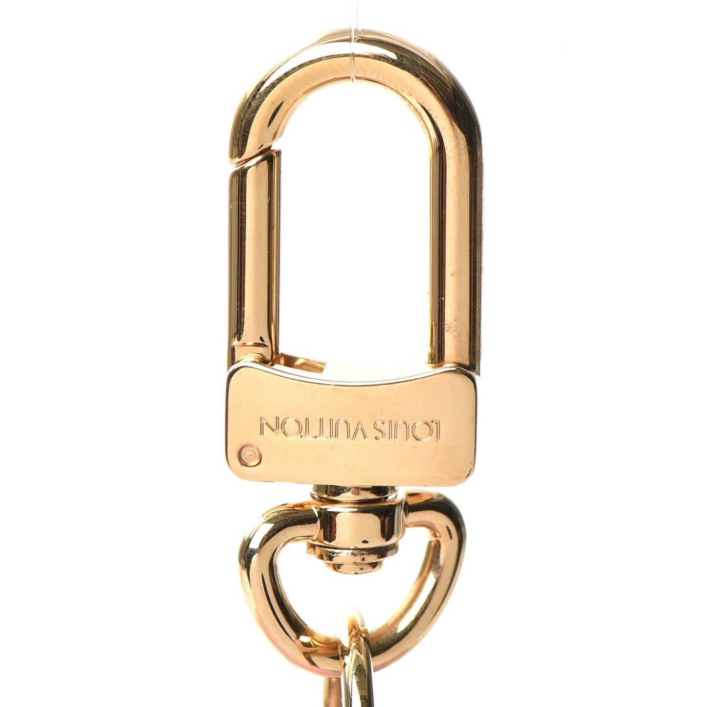 Monogram LV Mirror Key Holder Rose Ballerine